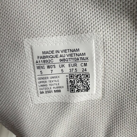 ⭐Converse Chuck Taylor All Star XXHi Buckles knee-high 7 Boots Shoes Zip A11892C - Picture 11 of 11